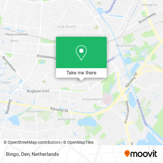 Bingo, Den map