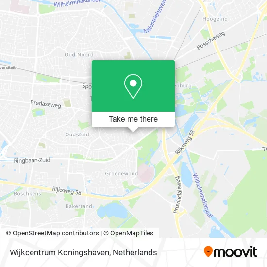 Wijkcentrum Koningshaven map