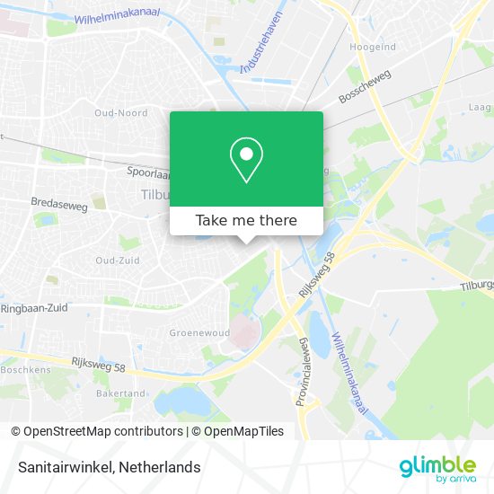 Sanitairwinkel map