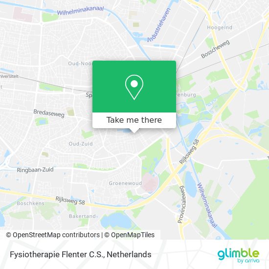 Fysiotherapie Flenter C.S. map