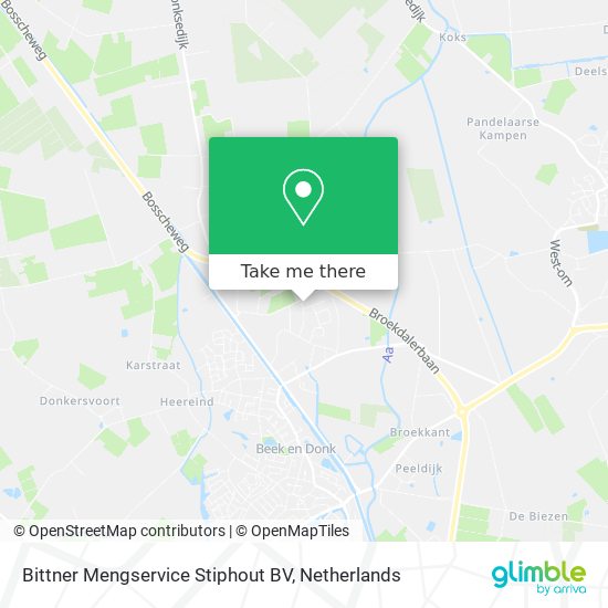 Bittner Mengservice Stiphout BV map