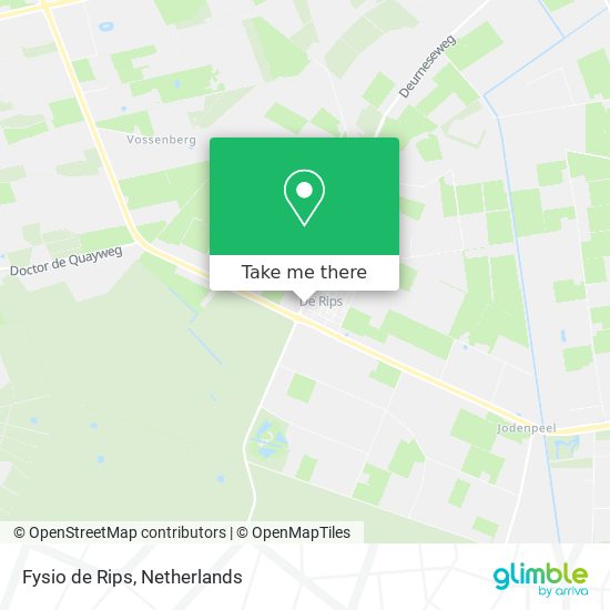 Fysio de Rips map