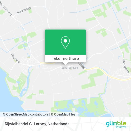 Rijwielhandel G. Larooy map