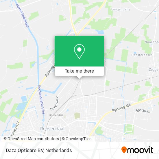 Daza Opticare BV map