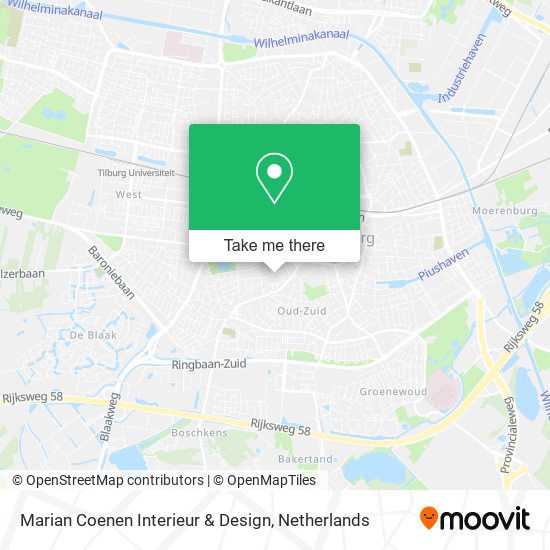 Marian Coenen Interieur & Design map