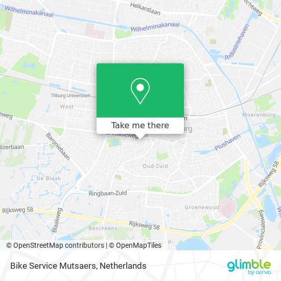 Bike Service Mutsaers map