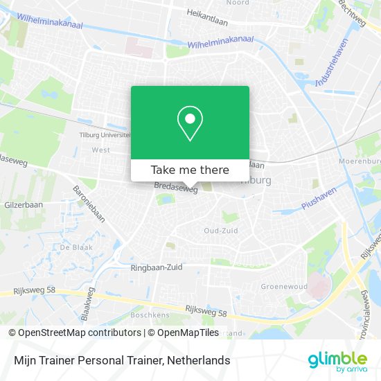 Mijn Trainer Personal Trainer Karte