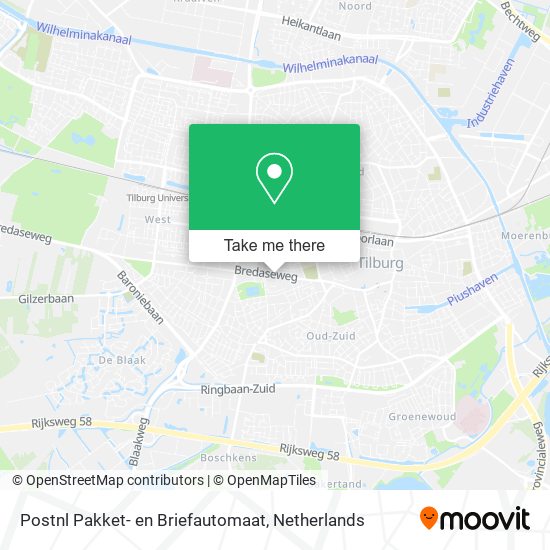 Postnl Pakket- en Briefautomaat map