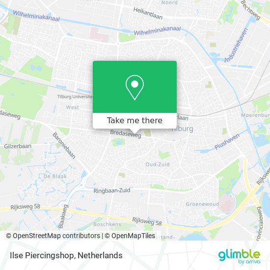 Ilse Piercingshop map