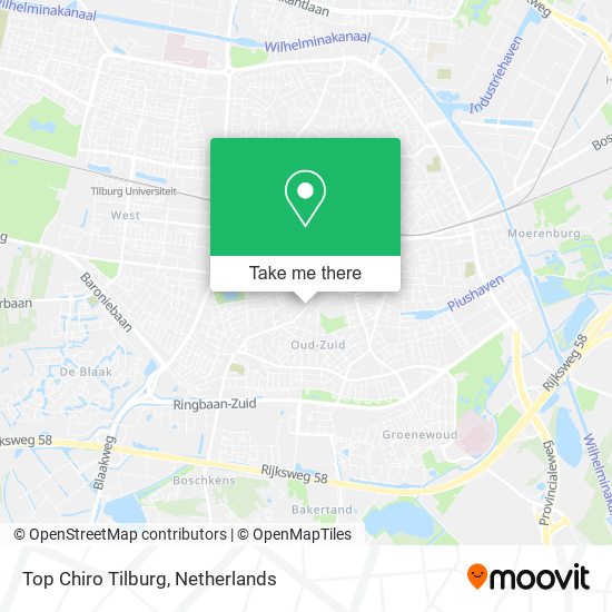 Top Chiro Tilburg Karte