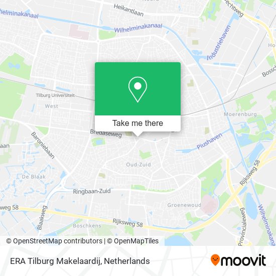 ERA Tilburg Makelaardij Karte