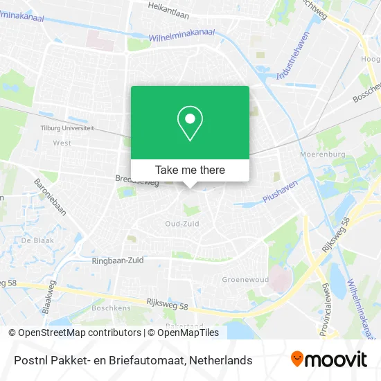 Postnl Pakket- en Briefautomaat map