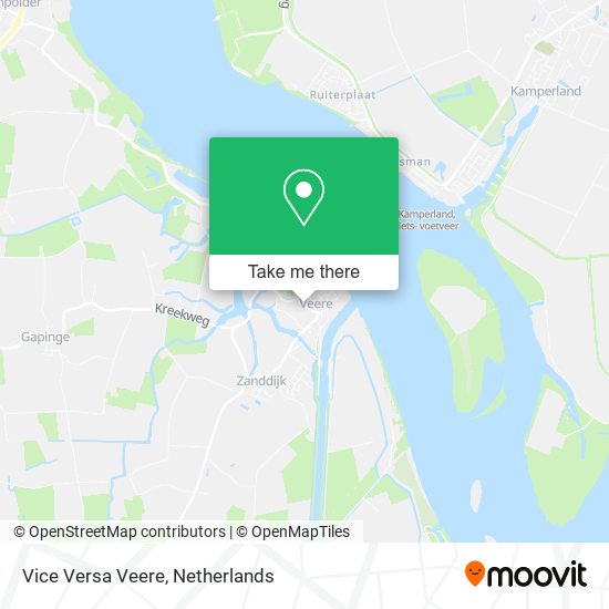 Vice Versa Veere map