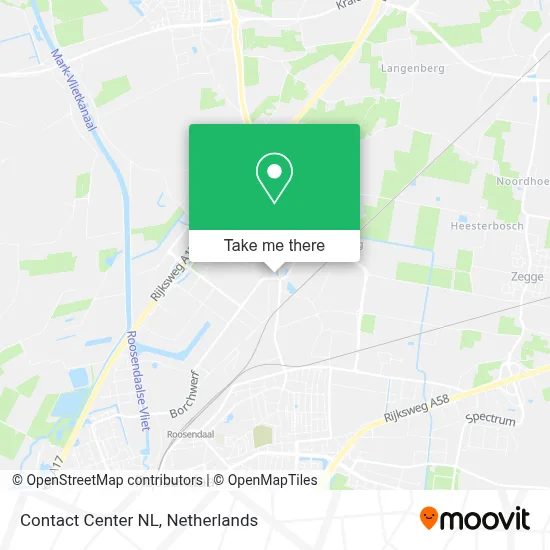 Contact Center NL map
