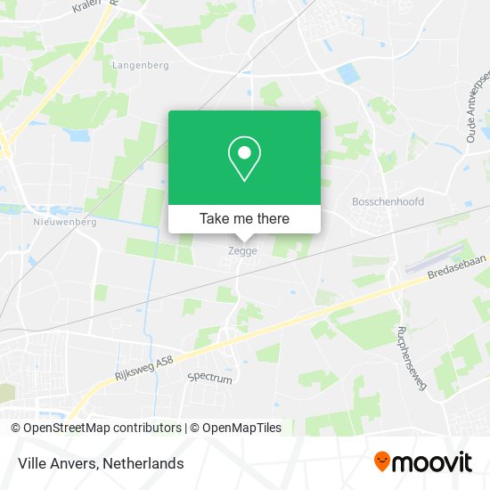 Ville Anvers map