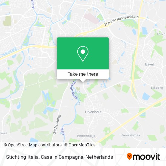 Stichting Italia, Casa in Campagna map