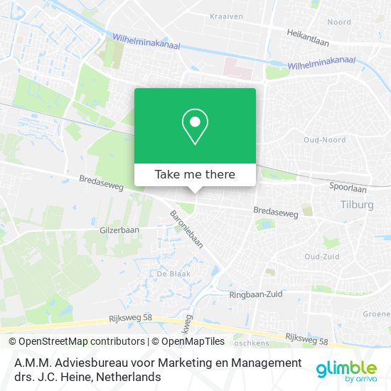 A.M.M. Adviesbureau voor Marketing en Management drs. J.C. Heine Karte