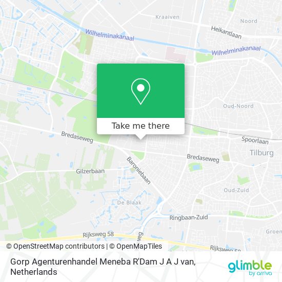 Gorp Agenturenhandel Meneba R'Dam J A J van map