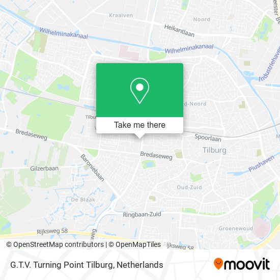 G.T.V. Turning Point Tilburg Karte