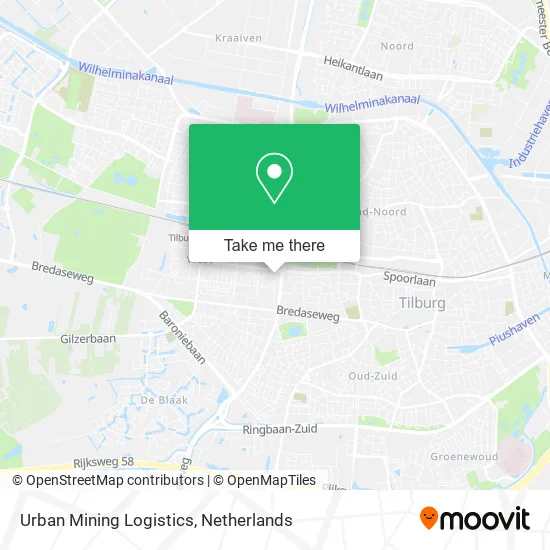 Urban Mining Logistics map