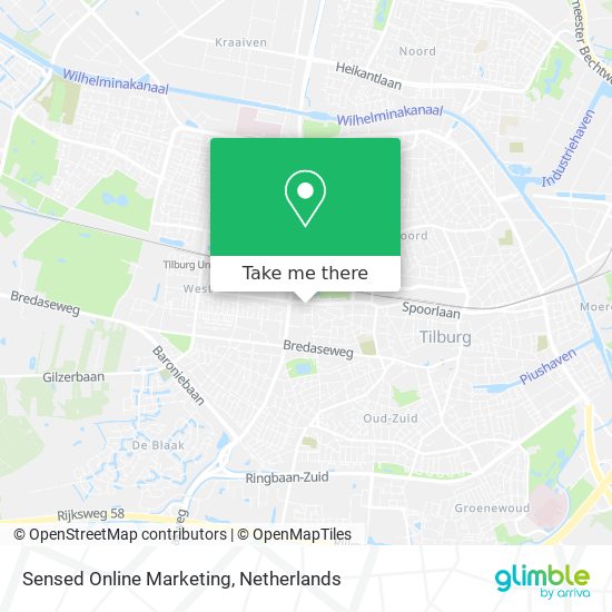 Sensed Online Marketing Karte