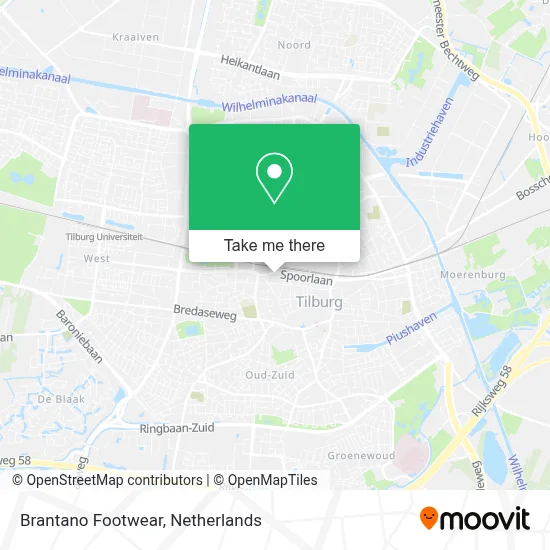 Brantano Footwear map