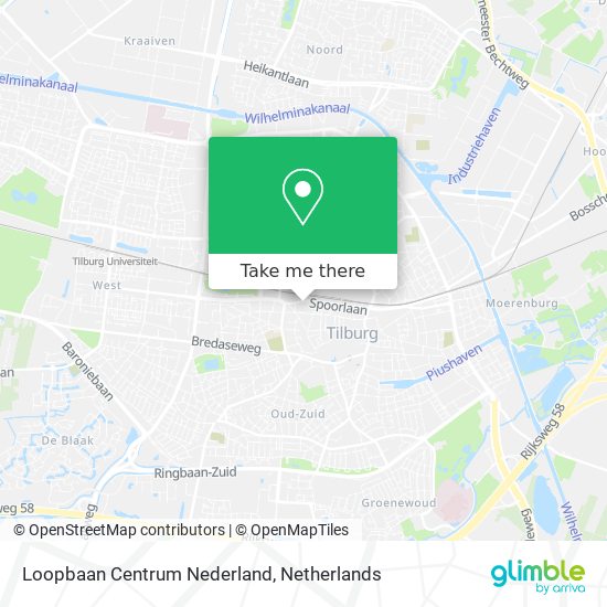 Loopbaan Centrum Nederland Karte