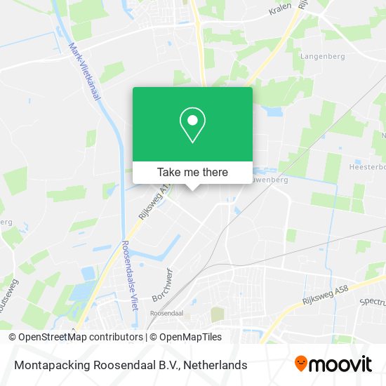 Montapacking Roosendaal B.V. map