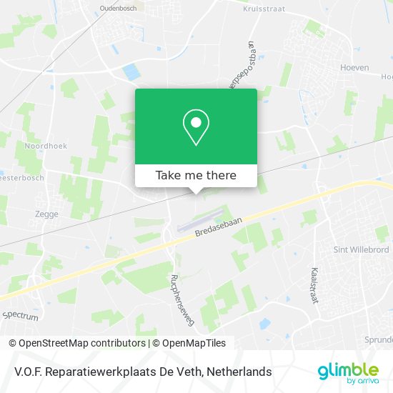 V.O.F. Reparatiewerkplaats De Veth Karte