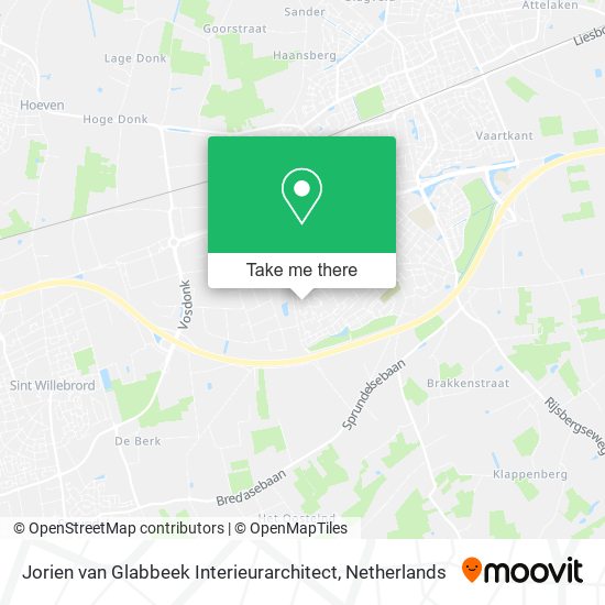 Jorien van Glabbeek Interieurarchitect map