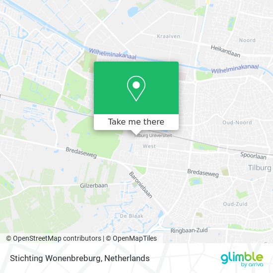 Stichting Wonenbreburg map