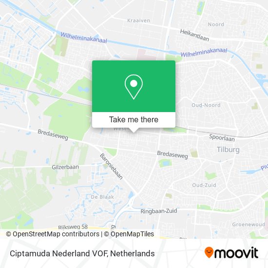 Ciptamuda Nederland VOF map