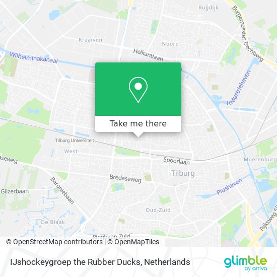 IJshockeygroep the Rubber Ducks map