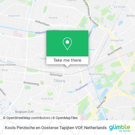 Kools Perzische en Oosterse Tapijten VOF Karte