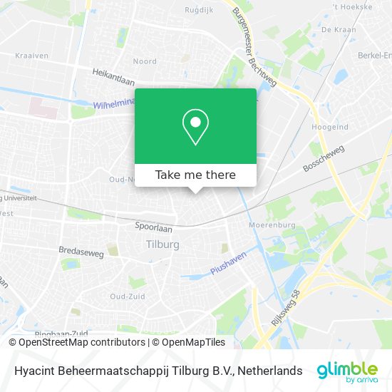 Hyacint Beheermaatschappij Tilburg B.V. map