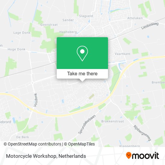 Motorcycle Workshop map