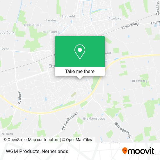 WGM Products map