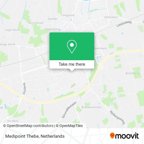 Medipoint Thebe map