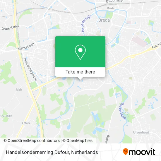 Handelsonderneming Dufour map
