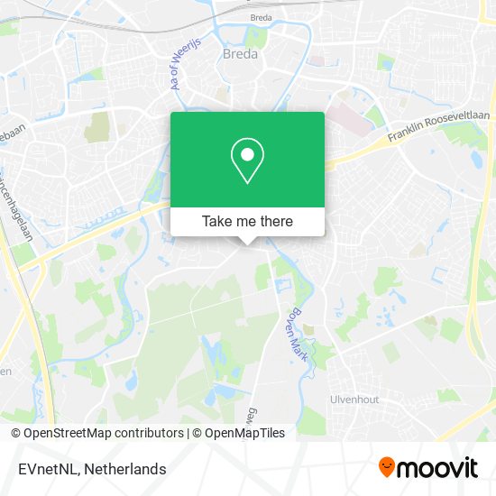 EVnetNL map