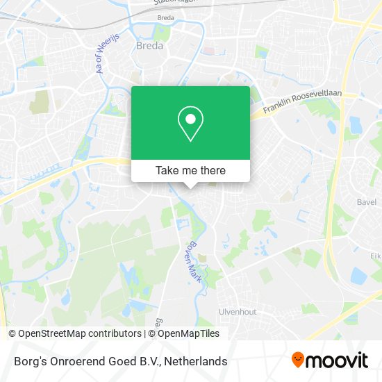 Borg's Onroerend Goed B.V. map