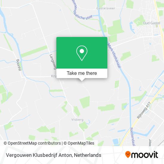 Vergouwen Klusbedrijf Anton map