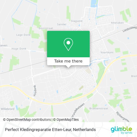 Perfect Kledingreparatie Etten-Leur Karte