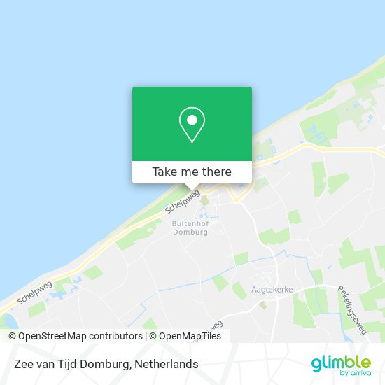 Zee van Tijd Domburg map