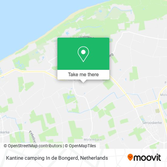 Kantine camping In de Bongerd Karte