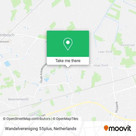 Wandelvereniging 55plus map