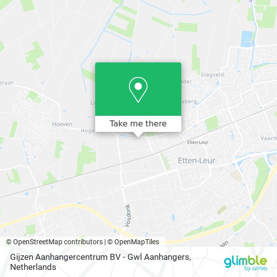 Gijzen Aanhangercentrum BV - Gwl Aanhangers Karte