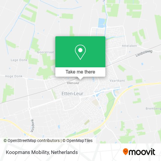 Koopmans Mobility Karte