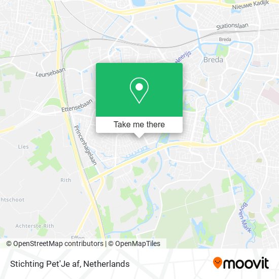 Stichting Pet'Je af Karte