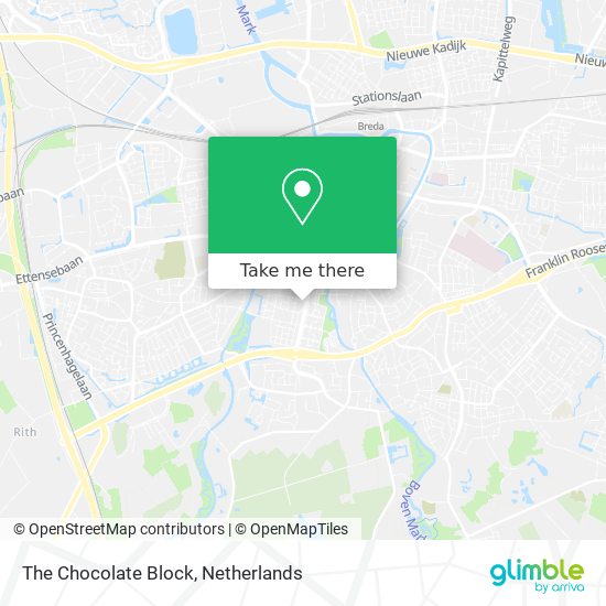 The Chocolate Block map